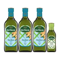 在飛比找蝦皮商城優惠-奧利塔最佳好油組(奧利塔玄米油1Lx3+奧利塔精緻橄欖油25