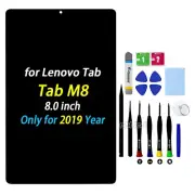 8.0" for Lenovo Tab M8(Model: TB-8505F) 2019 Year LCD Display Touch Screen Black