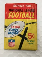 1966 Philadelphia Football Sealed Wax Pack MD578