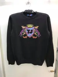 在飛比找Yahoo!奇摩拍賣優惠-Trussardi jeans 黑灰藍三色 立體Logo 圖