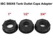 Black Plastic Screw Thread Cap Tank Connection With 3 Size For IBC Adapter