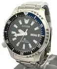 Citizen Promaster Dive Automatic 44mm Black Dial SS Watch NY0159-57E