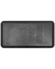 Imports Decor Rubber Boot Tray Black Doormat