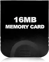 OMYZERO 16MB (251 Blocks) Gamecube Memory Card - High-Speed Save Storage for Nintendo Gamecube & Wii Consoles, Gaming Accessory Kit (16MB-Black)