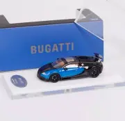 Mortal 1/64 Scale Bugatti Veyron Black/Blue Diecast Car Model Toy Gift NIB