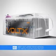 VoltX 48V 100Ah Lithium Battery LiFePO4 Recharge Replace SLA AGM Camping Power