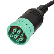 TYPE 2 J1939 9 Pin Female Extension Connector-Open Plug Diagnostic Cable Auto Di