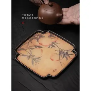 陶福氣 茶盞高端把玩壺墊 壺承 干泡臺 日式養壺墊紫砂壺底座壺托