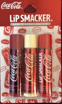 Lip Smacker Chapstick CocaCola CherryVanillaClassic Flavor New Stocking Stuffers