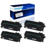 4 Pack CF280A Toner Cartridge Black Compatible For HP Laserjet Pro M401dn M425dw