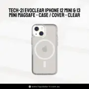 Tech-21 EvoClear iPhone 12 Mini & 13 Mini MagSafe - Case / Cover - Clear