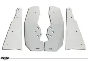 NEW! Polaris RZR XP 1000 & XP1000-4 Mud Flaps / Fender Flares by PDP -- WHITE --