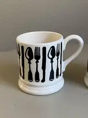Emma Bridgewater Knives & Forks 1/2 Pint Mug NEW