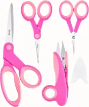Premium Sewing Scissors Bundle: Heavy Duty Fabric, Detail Embroidery & Small Sel