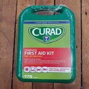 Curad Complete First Aid Kit Essentials 175 Items Bandages Gauze NEW