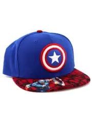 New Era Invincible Captain America 59fifty Custom Fitted Hat Size 7 1/2 Marvel