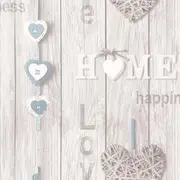 Love Your Home Wallpaper Fine Decor Blue