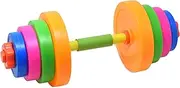 Kids Weight Set Barbell & Dumbbells | kids Exercise Equipment for Toddler Gym | Adjustable Workout Toy