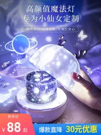 在飛比找樂天市場購物網優惠-智能無線藍牙音箱充電家用低音炮客廳小音響可愛床頭臺燈星空投影