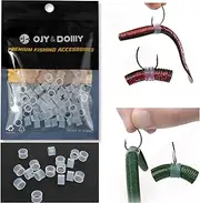 Wacky Worm O-Rings (180/150/120 Packs) – Heavy-Duty Silicone Senko Bait Protector with Tool | Prevents Bass from Ripping Soft Plastics | Fits All Senko Worms (Small/Medium/Large)