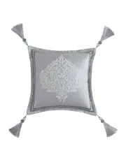 [DaVinci] Alexander Cushion 45x45cm in Silver