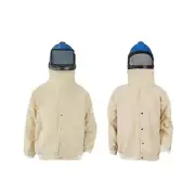 Sand Blasting Suit Jacket with Sandblast Helmet for Sandblasting Spraying