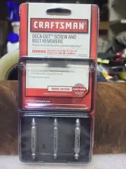 CRAFTSMAN USA No. 52151 Deck-Out Screw & Bolt Removers. NOS