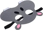 Kisangel Animal Masks for Party Half Face Non Woven Animal Costume Prop for Carnival Versatile and Funny for Festivals Fits Adults