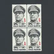 General MacArthur - Vintage Mint Set of 4 Stamps 53 Years Old !