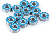 MR85RS Bearing 10PCS 5x8x2.5 mm ABEC-7 for Hobby Electric RC Car Truck MR85 RS 2RS Ball Bearings MR85-2RS Black Sealed