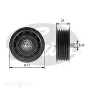 Gates Idler Pulley - 36261