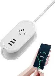 Extension Cord with Multiple Outlets – Surge Protector, USB Charging Station | Space-Saving Outlet Extender with Type-C Port, Cord Management for Home, Desk, Laptop