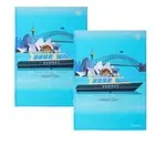 IDC Homewares Set of 2 Christopher Vine Design Tea Towels Sydney Harbour