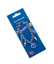 Western Bulldogs AFL Charm Bracelet Team Logo Charms Jewellery