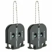 Pack of 2 Mini Golf Score Shot Stroke Counter Clicker Keychain for Golf Game Scorekeeper Outdoor Sport Scoreboard