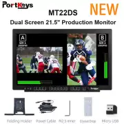 PortKeys MT22DS 21.5 inch 4K HDMI 3G-LUT SDI Production HD Monitor Dual-Screen
