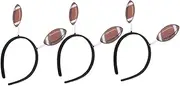 Yardwe Rugby Headband Styling Headbands Fashion Props Fashion Headbands Styling Props Women's Headbands American Football Headbands Football Decorations for Office Football