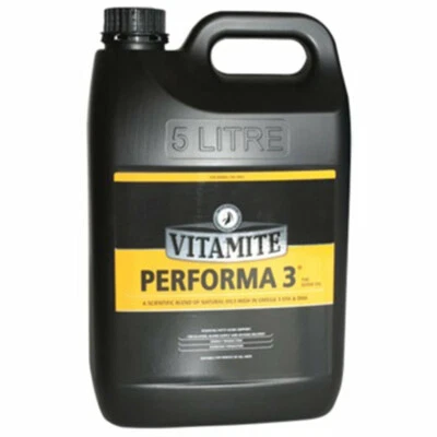 Vitamite Performa Omega 3 Oil DHA EPA Horse Supplement 5L