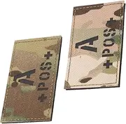 COOPHYA Type Patch Camouflage Ir-identifiable Hat Bag Backpack Attachment 2pcs a Positive