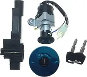 Ignition Barrel Key Switch for JOG50 3KJ JOG90 50 QJ Scooter Motorcycle Seat Lock Scooter Ignition Switch Lock Switch Set Key Kit Motor Ignition Key Switches
