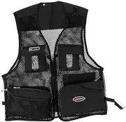 [Zxpjkyu] Men's Mesh Dry Vest Multi-Pockets Casual Hiking Waistcoat