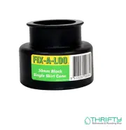 Fix A Loo 50mm Toilet Flush Pipe Rubber / Pan Cone Black 208842 WELS