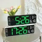 Temperature LED Digital Wall Clock Electronic Clocks for Office Use