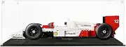 Acrylic Display Case for Lego Icons McLaren F1 MP4/4 & Ayrton Senna 10330, Dust-Proof Storage and Organisation Display Case for Lego Display Case, Size: 38 x 20 x 20 cm (Display Case Only)