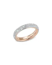 Walters Faith 18K Rose & White Gold Diamond Pave Eternity Band