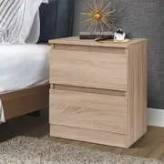 ALFORDSON Bedside Table Nightstand Storage Cabinet Side End Table Wood
