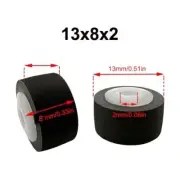 Sony TC-WRxxx cassette deck rubber pinch roller - 13 x 8 x 2 mm