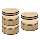 Bamboo Steamer for Asian Food Sum & Bun Steamer for Dumplings Dimsum Chicken