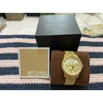 MICHAEL KORS MK5039 黃色母貝面手錶 精品手錶時尚 百搭 配件 品牌手錶