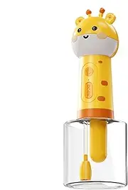 Pets Shampoo Foamer - Dog Wash Soap Pump, Touchless Pet Soap Dispenser | Hands fre Dog Washing Solution, Transparent Bottle Design Electric Dog Shampoo Sprayer for Bathroom Cleaning, 8.3x24cm